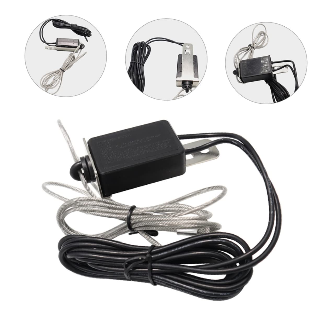 MUELODSIC Trailer Breakaway Electric Brake Cable for Rv Towing Wire Easy Installation Coiled Design for Safety Compatible with Trailers and Brake Systems