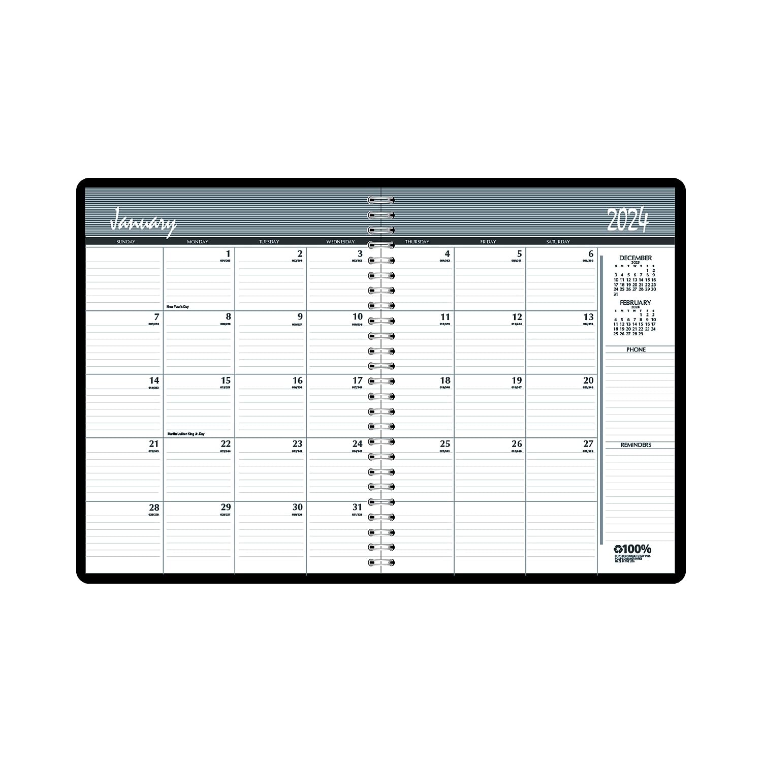 House Of Doolittle 2024-2029 Monthly Calendar Planner, 5 Year, 8-1/2 X
