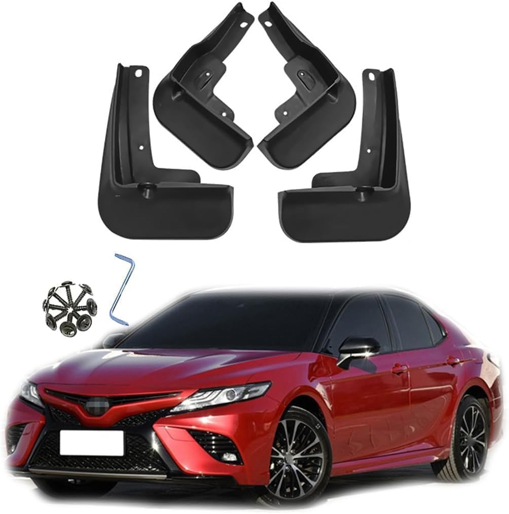RESKIU 4PCS Mud Flaps for Toyota Camry Sport 2023, Splashproof No Drill Easy Install Front Rear Wheel Protection Fender Mudflaps All-Weather Splash Guards
