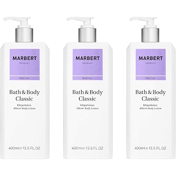 Marbert Bath & Body Classic Body Lotion Set of 3 400 ml