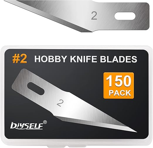 DIYSELF 2 Exacto Knife Blades, Exacto Replacement Blades