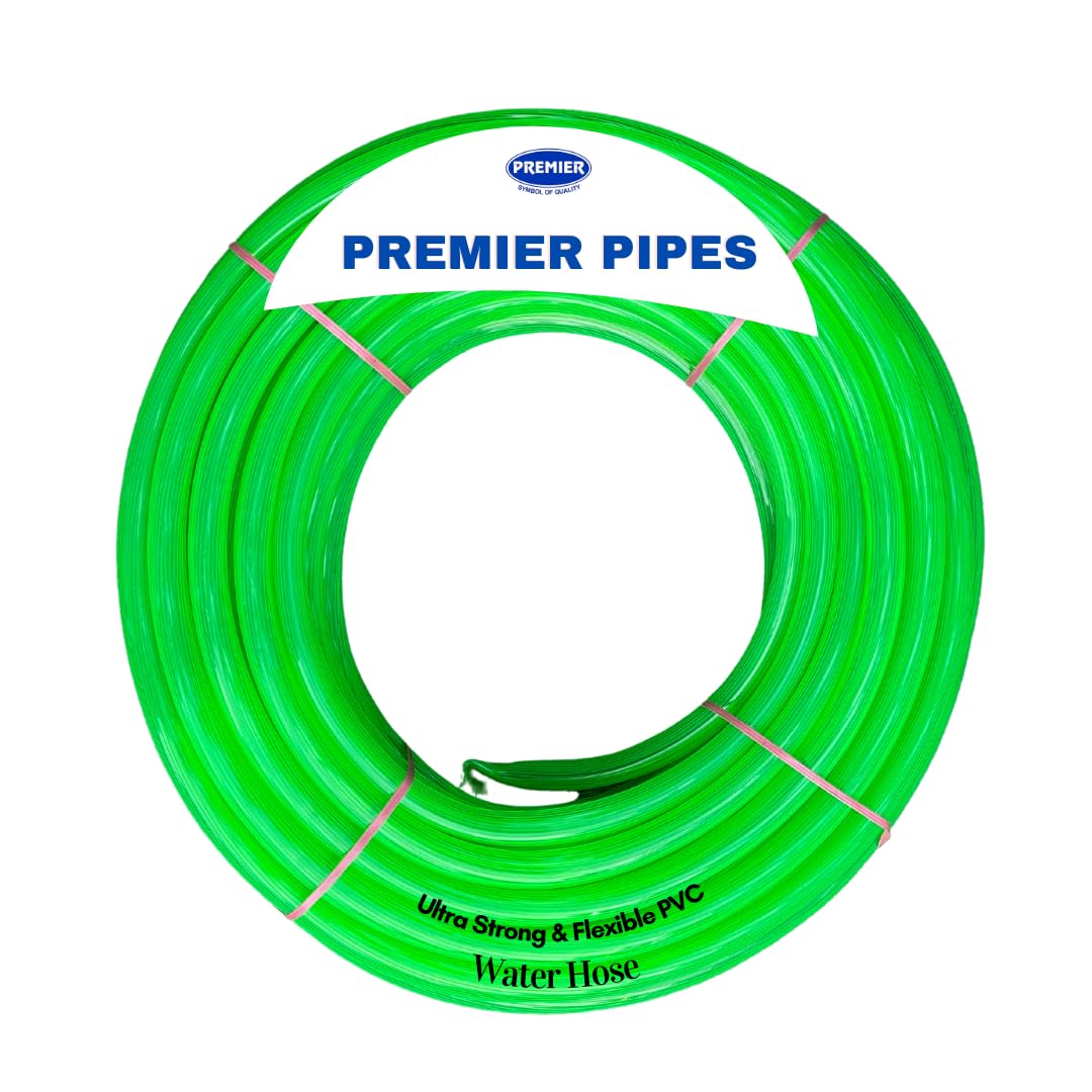 Premier Garden/Water Hose - 0.75 inch, Durable & Flexible, Car Washing Pipe, Garden Pipe for Home, Outdoor-Indoor Use | 3/4 inch hose pipe (30 Meter, Green Knurl) (B0CHRSKFD3) Amazon Price History, Amazon Price Tracker