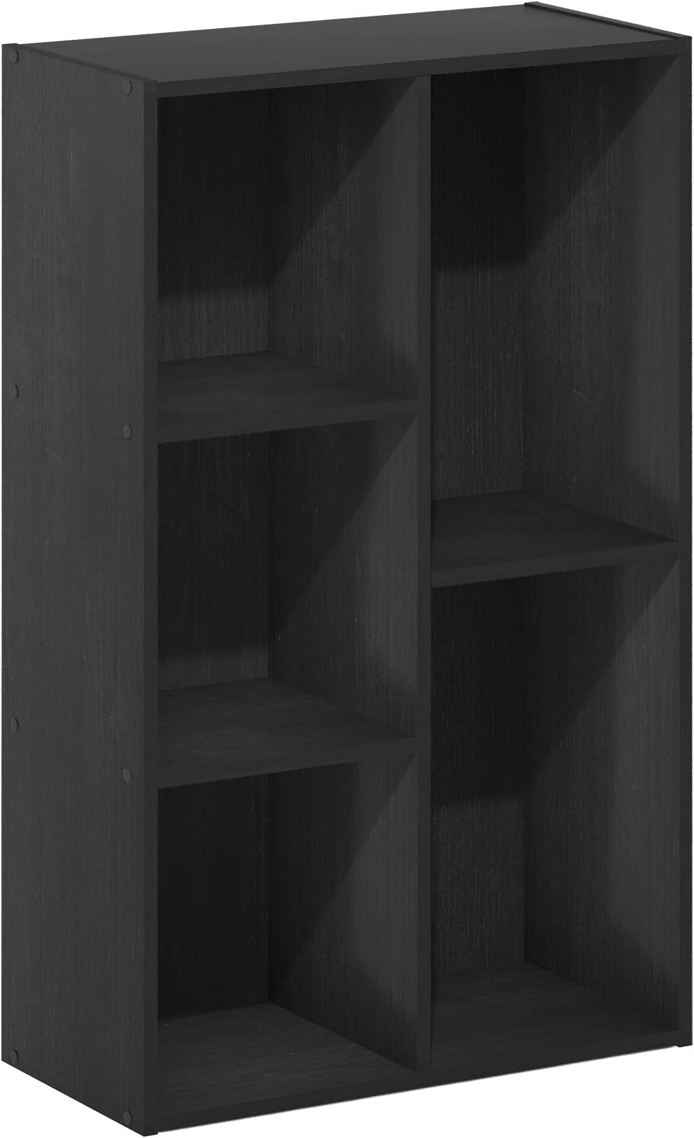 5-Cube No Tool Assembly Open Shelf, Engineered Wood, Blackwood