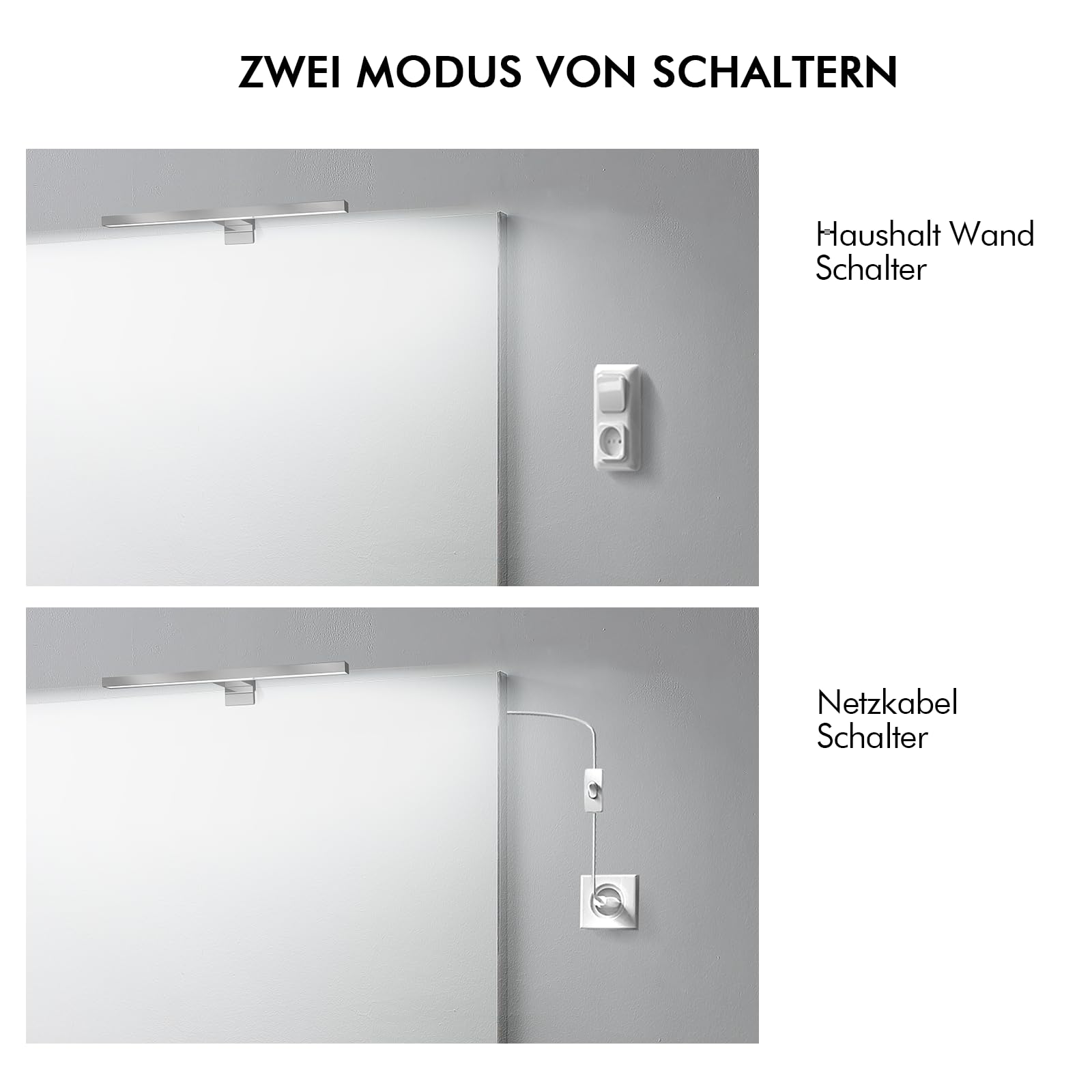 Brilagi- LED-badkamerspiegelverlichting AQUA LINE LED/24W/230V 90 Cm Ip44 Wit
