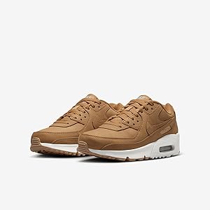 Amazon.com | Nike Air Max 90 Big Kids' Shoes (HF6358-200, Flax