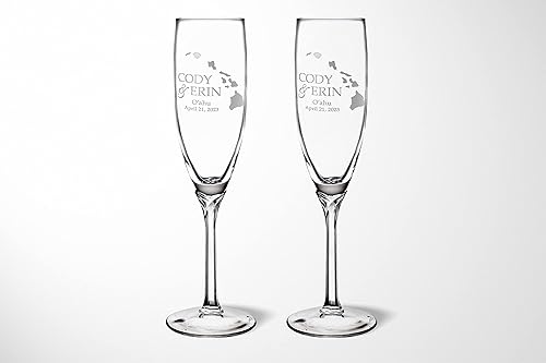 Miniatura 42 de Personalized Wedding Champagne Flutes - Anniversary Toasting glasses wedding Mr and Mrs Couples Wedding Gift Champagne Toasting Flutes Glasses