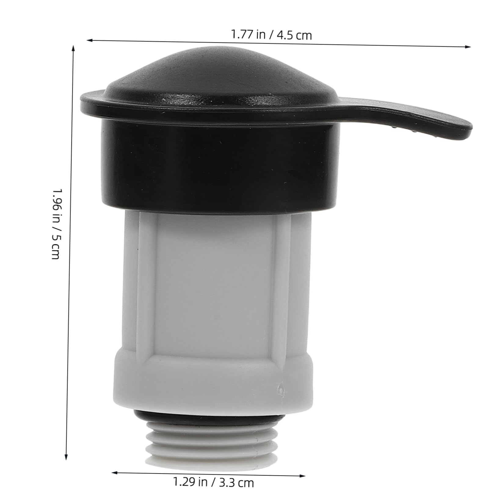 Toddmomy 5piezas Adaptador De Válvula De Aire para Bomba De Entrada De Piscina Elevada Incluye Tapa Válvula De Inyección De Aire para Mejora De Circulación y Flujo De Agua Fácil