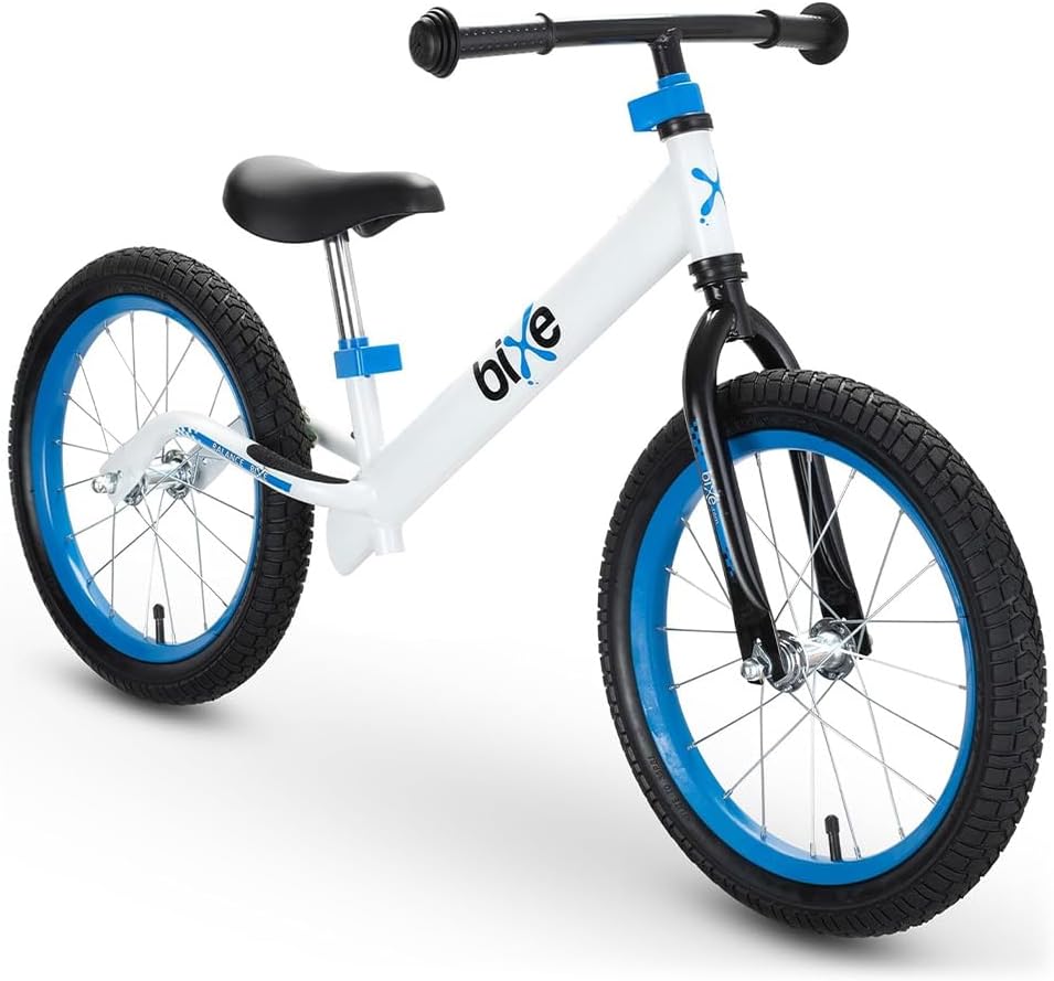 Bixe Aluminum Balance Bike for 18 Month to 6 Year Old Toddlers - 12 inch and 16 inch