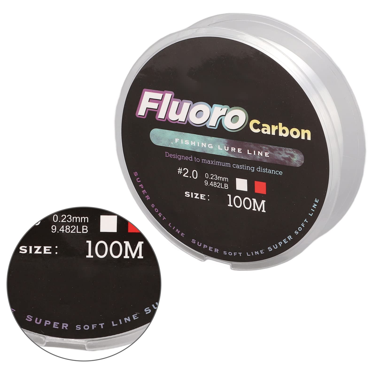 Żyłka, 100M Odporna na Zużycie żyłka Wędkarska Pleciona żyłka Super Power Nylon(#2.0)