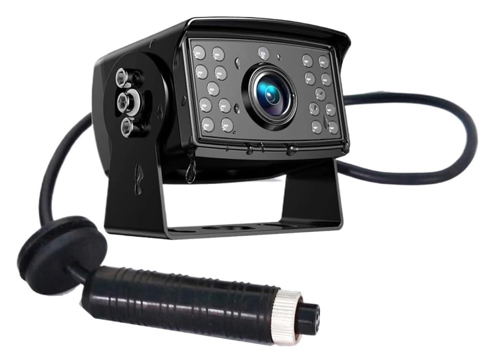 Caméra de recul AHD 1080p étanche IP69 pour camions et bus avec 18 LED infrarouges