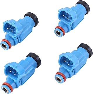 4PCS Fuel Injectors for Kawasaki JET SKI 12F 2003-2007, for STX 12F 2004-2016+ STX 15F LX STX 160 SX-R 4 Holes Fuel Injector Assembly Replacement 49033-3707 490333707