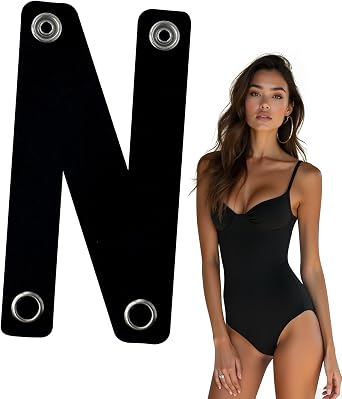 Bodysuit Extender for Women Flexible N-Shape Design for Long Torsos Soft, Stretchable Fit Adjustable 2-Snap