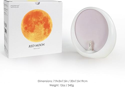 Miniatura 6 de Lámpara de luna para sala de estar, luz nocturna decorativa, regalos de aniversario de San Valentín para él, señales de señor y señora