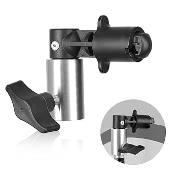 EMART Photo Video Studio Background Reflector Holder Clip, Photography Disc Reflectors Clips on Light Stand, Tripod - 1 Pack