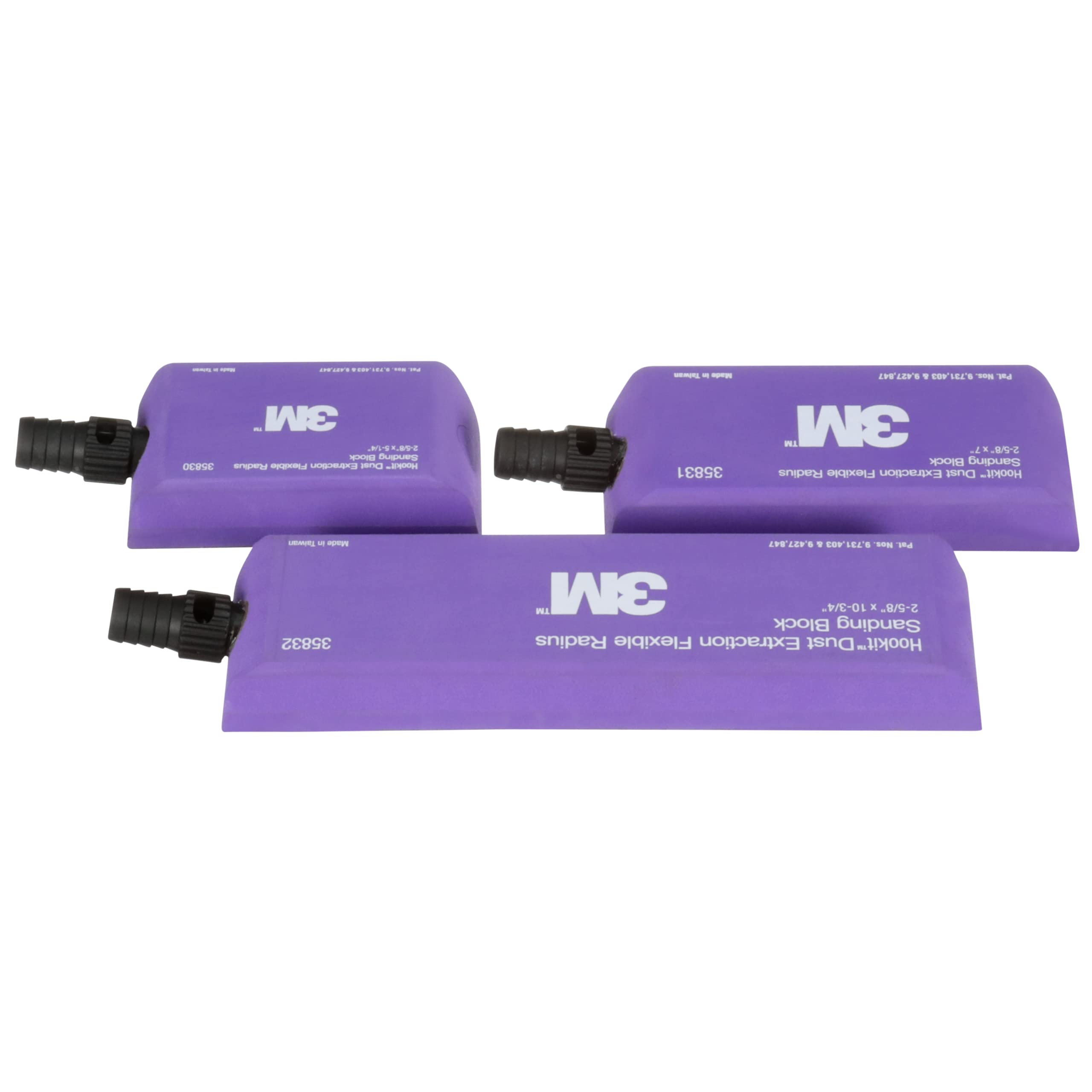 3M™ Hookit™ 35833 - Kit per levigatura a Raggio Flessibile per Estrazione Polvere