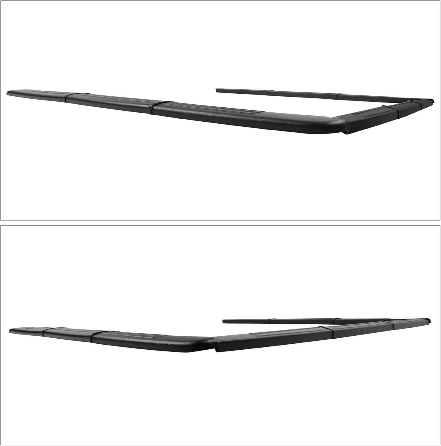 5.5' RH & LH Bed Rail Cap & Tailgate Molding Cap Top Trim Kit Compatible with 2004-2005 Ford F-150 New Body Style Except King Ranch Replace for 4L3Z-9940602-AAA, 4L3Z-84291A40/41-AAA