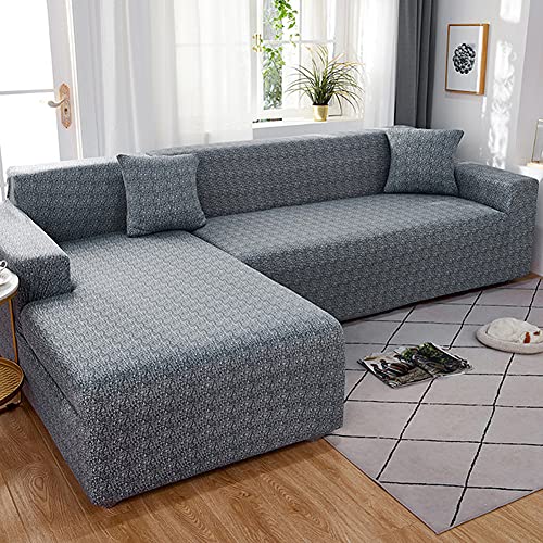 Housse de canapé d'angle géométrique pour un salon moderne et chaleureux - 2
