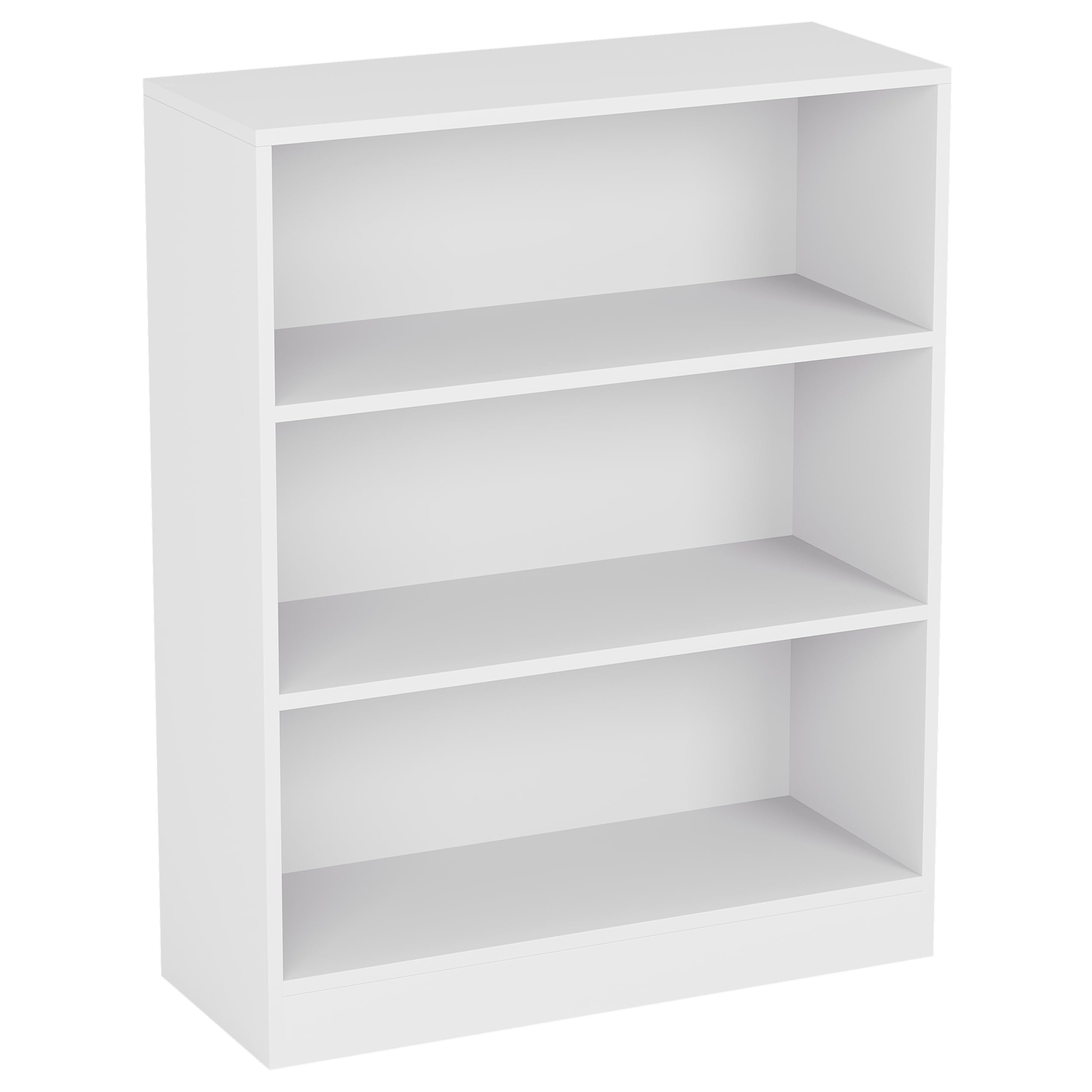 Vida Designs Cambridge 3 Ripiano Low Libreria, Moderno Space-Saving Mobile contenitore for Soggiorno, Camera da letto or Ufficio, Autoportante Design, H75xW60xD24cm (Bianco)