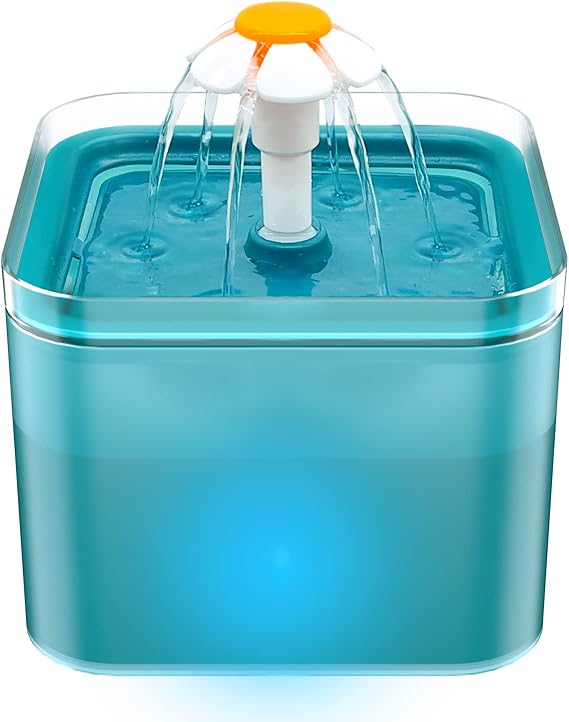 AONBOY Cat Water Fountain, Ultra Silent Cat Fountain 2L