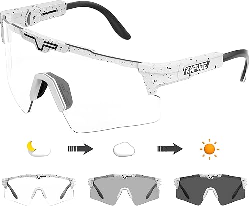 Miniatura 7 de KAPVOE Gafas de ciclismo fotocromáticas Gafas de sol deportivas de bicicleta de montaña Gases transparentes MTB Gafas hombres mujeres Bicicletas