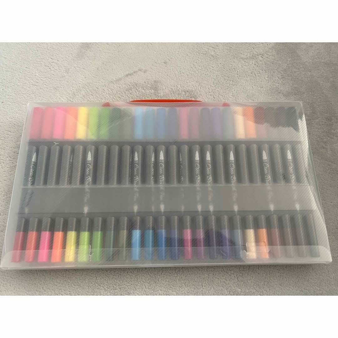 クレオ ブラシ ペン 新品未使用 Amazon.co.jp: 水彩ペン クレオブラシペン 48色 : 文房具