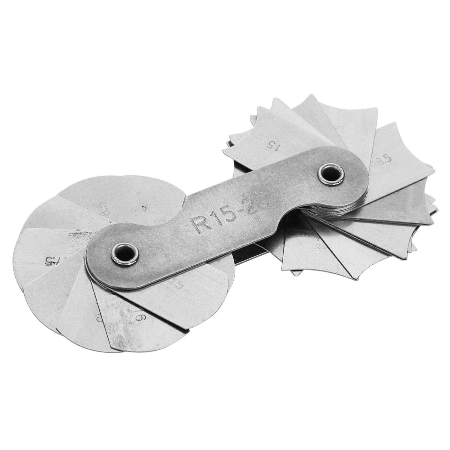 Radius Measuring Tool, Radius Gage Set Resistant To Rust Useful Stainless Steel for Worker for