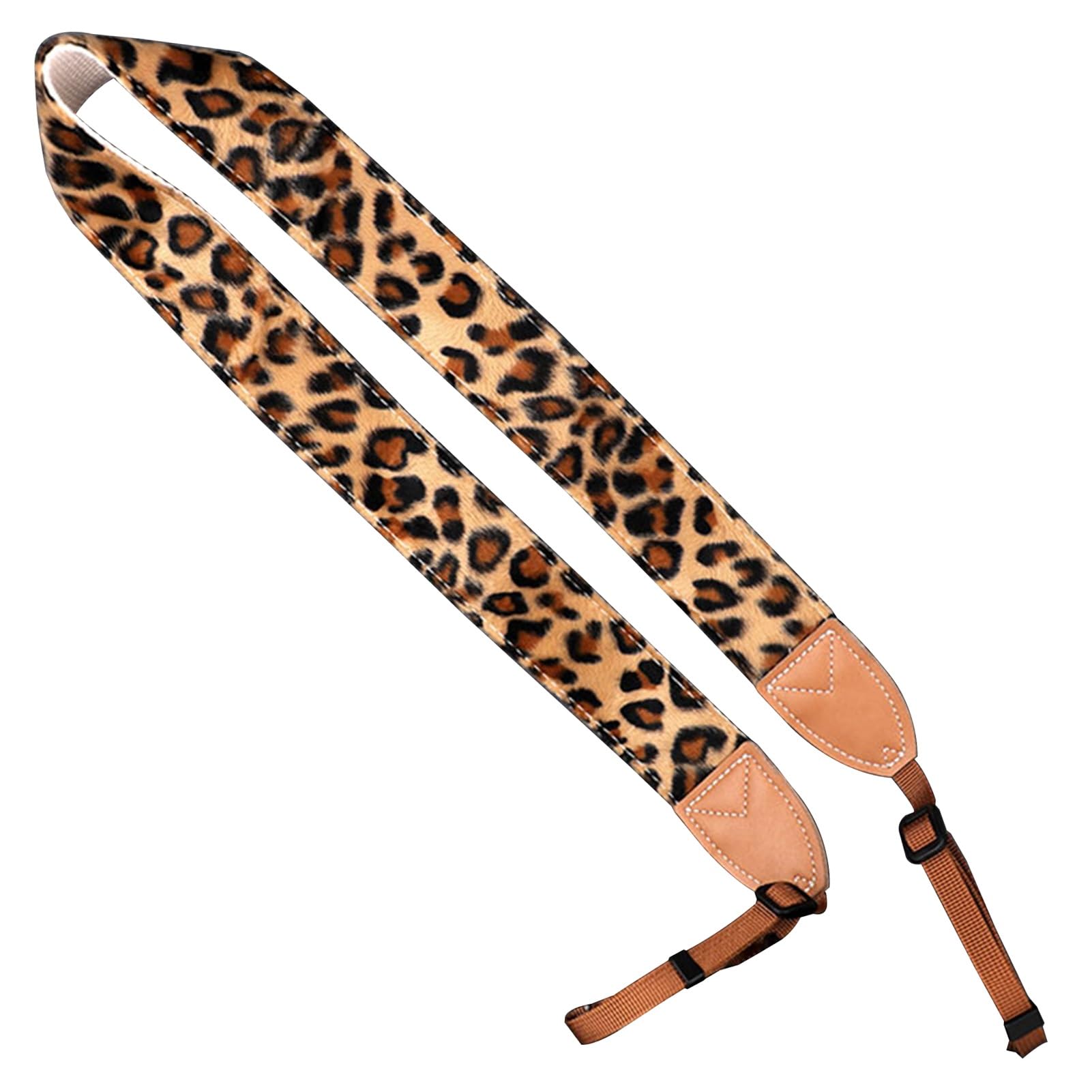 Flyiodfcxv Style1 Camera Strap, Leopard Print Camera Strap, Wove Neck For Photographers, Strong Compatibility