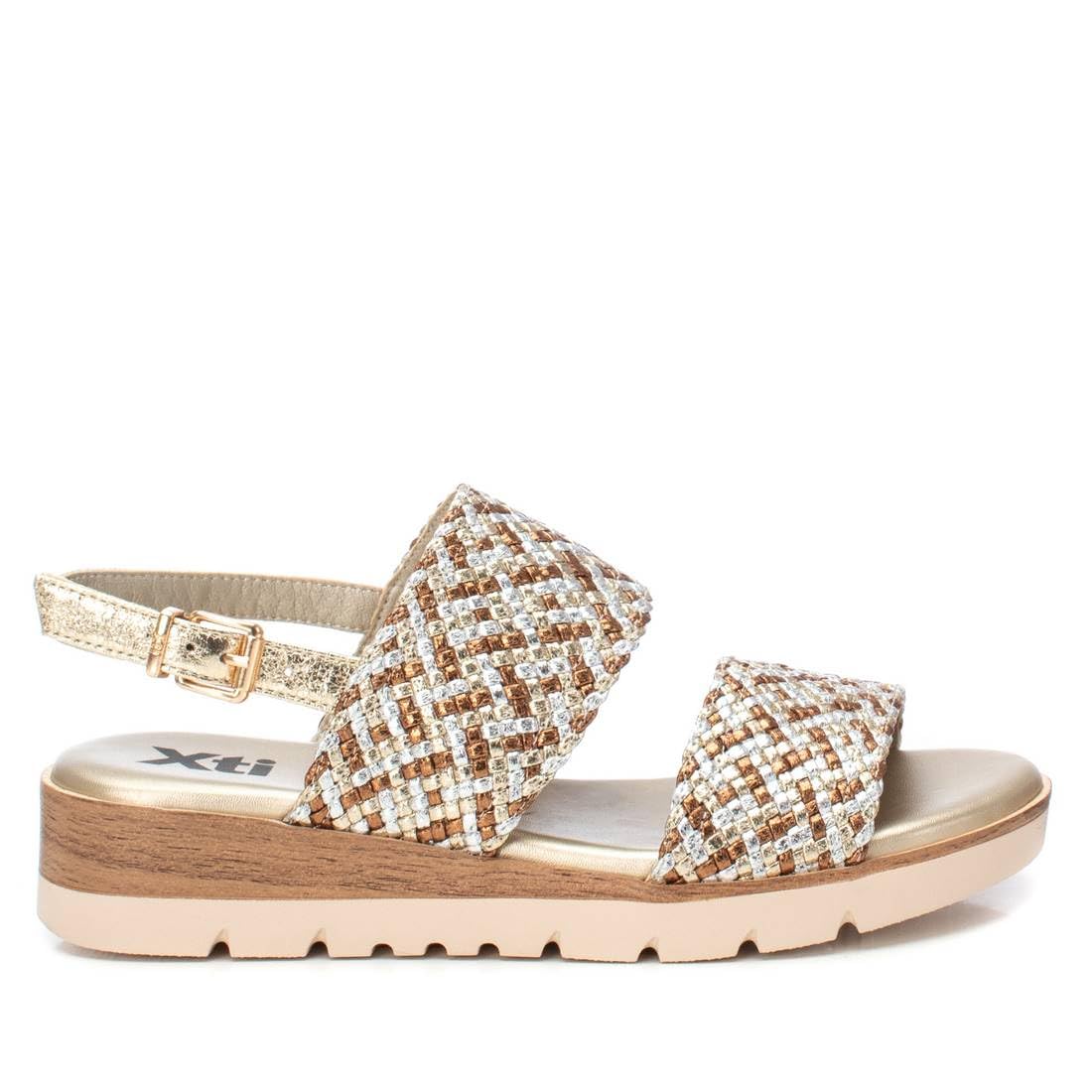 XTI Women's 14394801 Sandal, Gold 54, 3.5 UK
