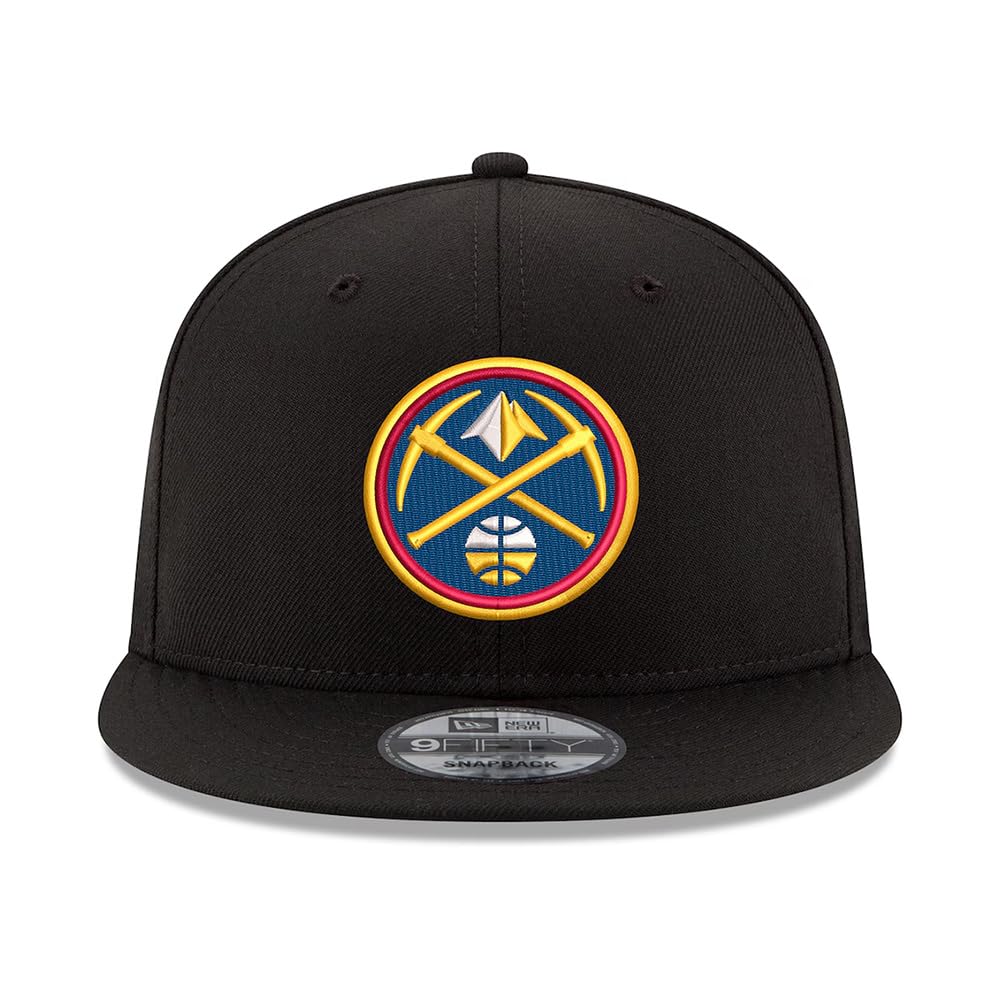 New Era Denver Nuggets 9FIFTY 2026 Playoffs Snapback Cap Verstellbare Mütze Schwarz