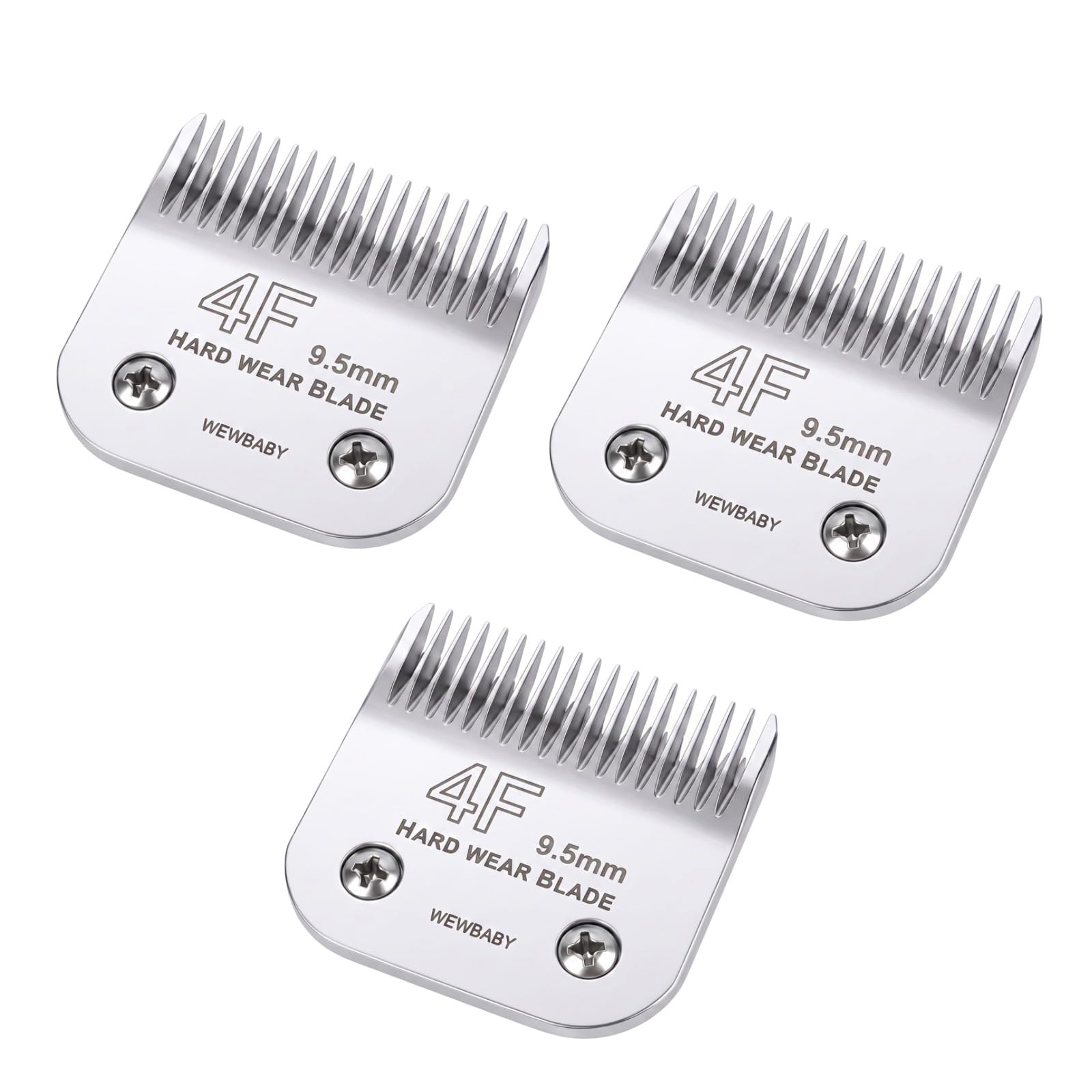 Dog Grooming Clipper Blades Size 4F for Andis Oster A5 Wahl KM