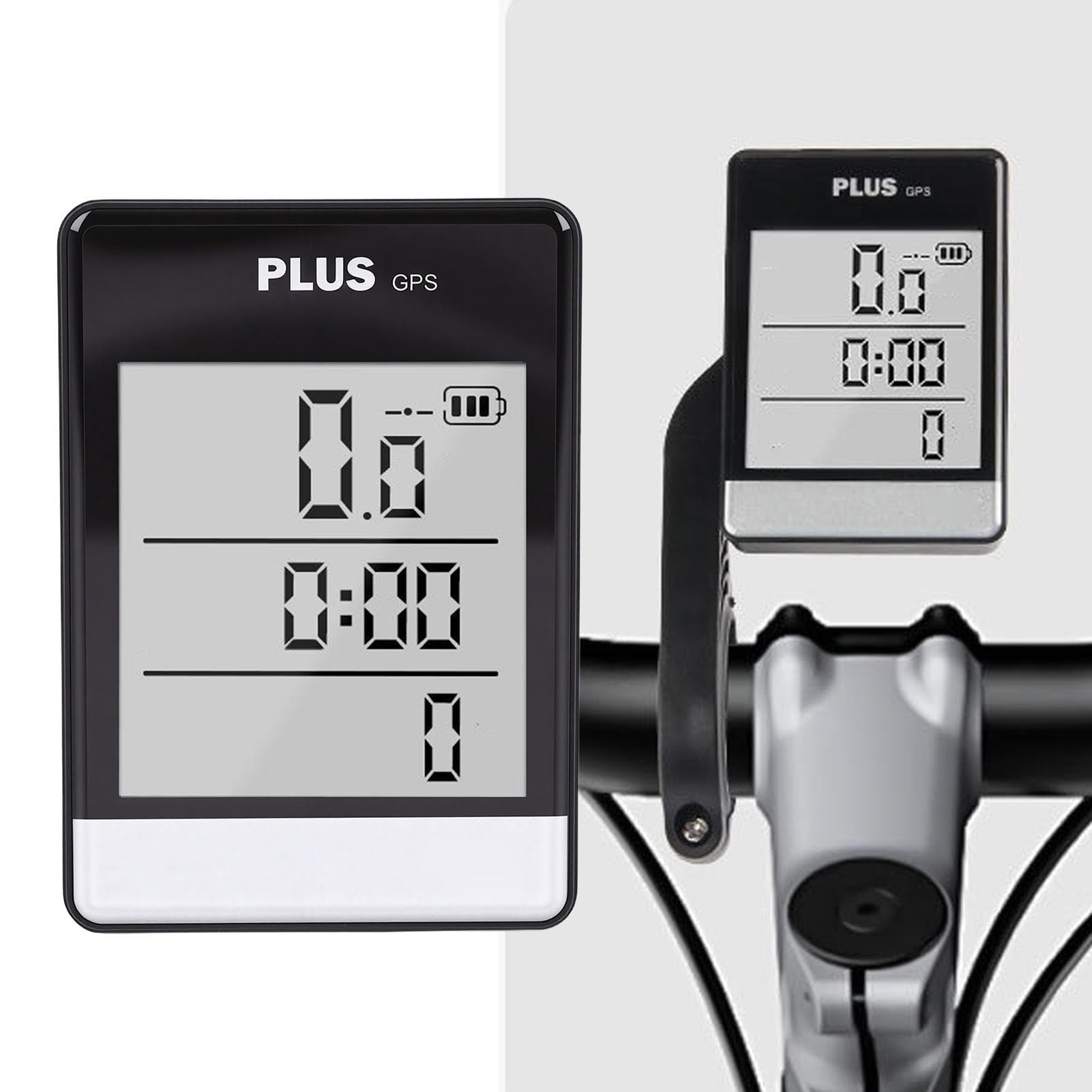 Computer da Bici GPS, Contachilometri Tachimetro per Bici Wireless Impermeabilizzante con Schermo Retroilluminato da 3,26 Pollici