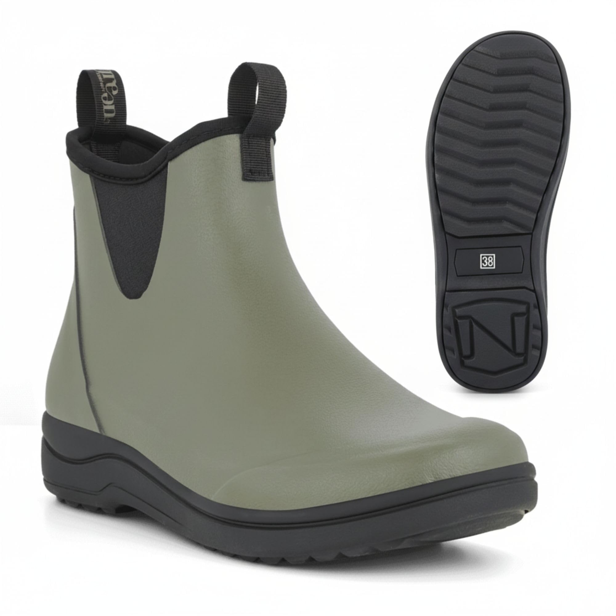 Gummistiefel Damen Halbhoch | Premium Regenschuhe für Garten & Hundespaziergang | Wasserdicht, Rutschfest & mit EnergySole Fußbett | Kurzschaft Regenstiefel & Stiefeletten