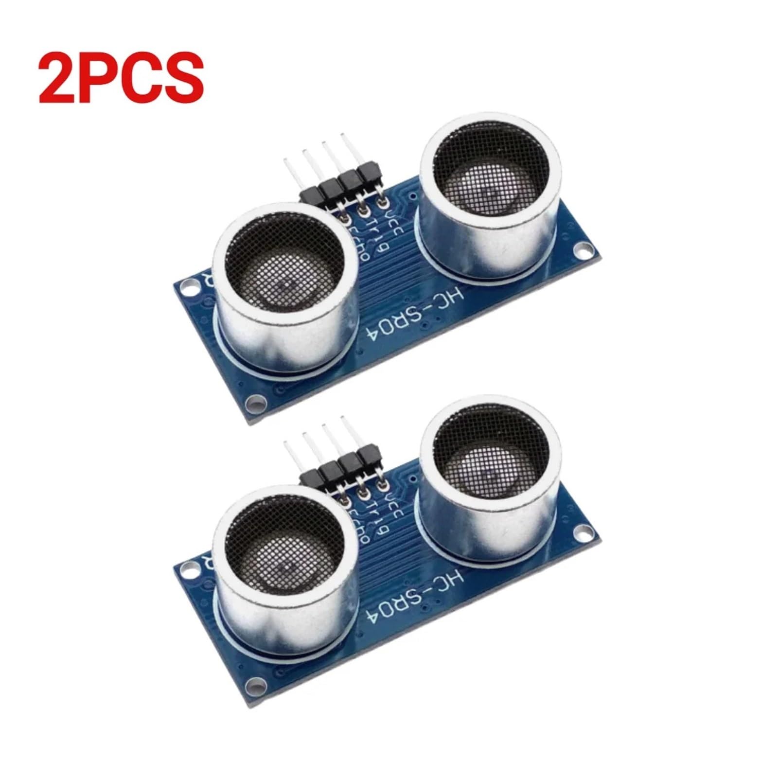 1-8PCS Ultrasonic Module HC-SR04 Distance Measuring Transducer Sensor for 3-5.5V Ultrasonic Wave Detector Ranging Module(2PCS)
