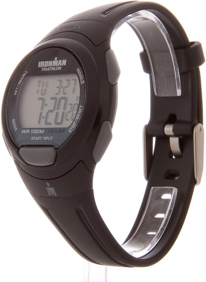 Side view of the Timex Ironman Triathlon Essential 10 Watch, showing buttons