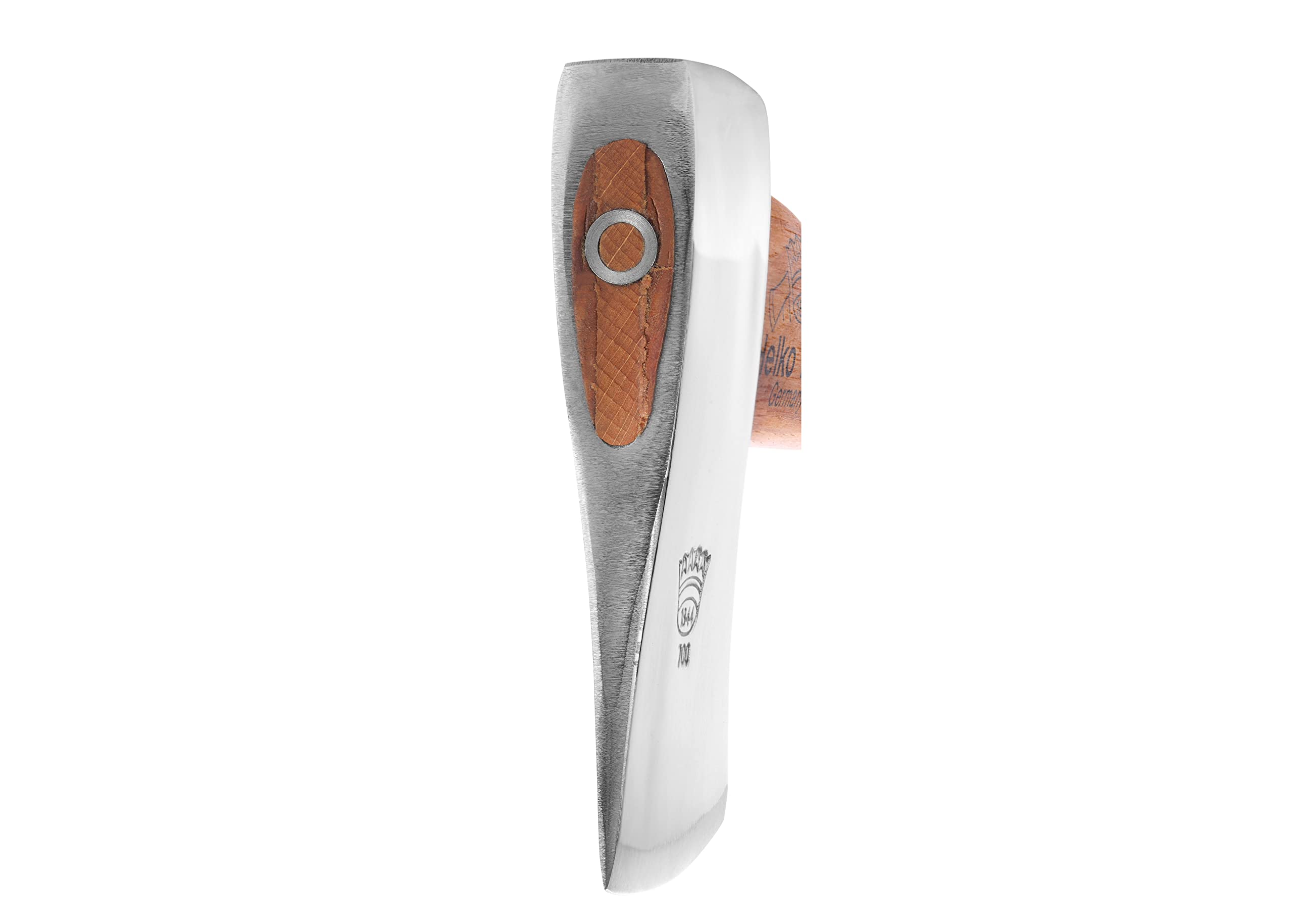 Helko Classic Journeyman Hacha de 700 g, mango de nogal de 50 cm, hacha ligera para uso con una y dos manos, ideal para camping y actividades al aire libre
