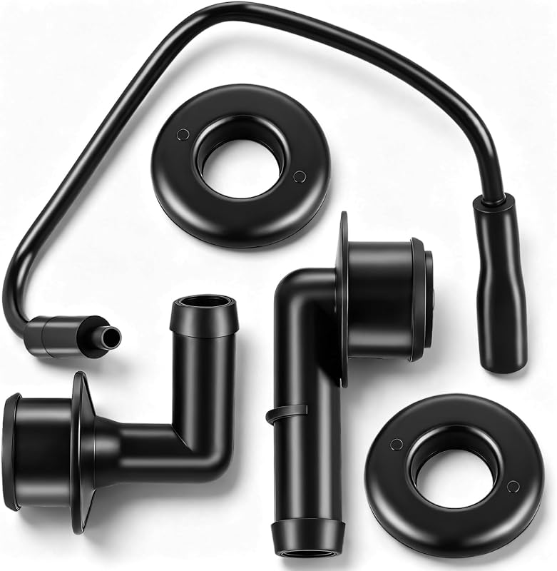 Kit de válvulas PCV e respiro do cárter AUTOKAY 53013360AA para Jeep Grand Cherokee, Wrangler e Cherokee – 5 peças
