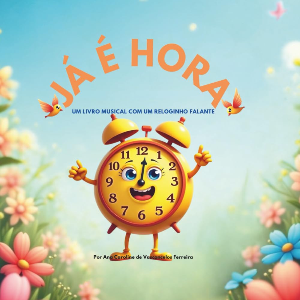 JÁ É HORA: Um livro musical com reloginho falante