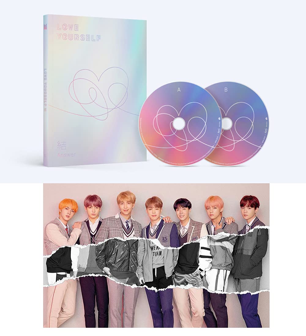 BTS Love Yourself Answer Album [L Version] CD+Poster+Photobook+