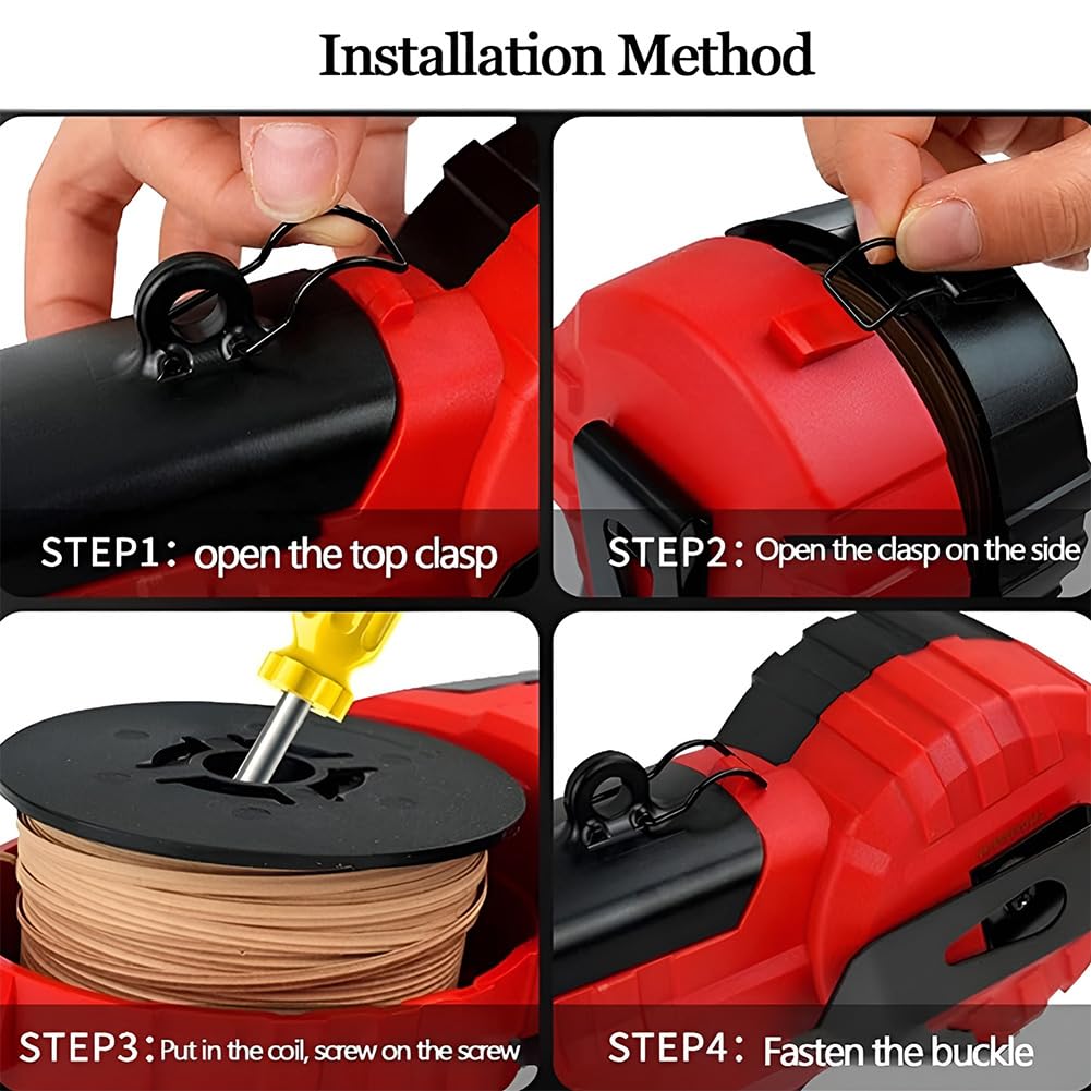Legatrice elettrica per piante, strumento portatile per impacchettare vigneti, design wireless, diametro massimo di legatura 25 mm, ideale per giardinaggio e paesaggistica