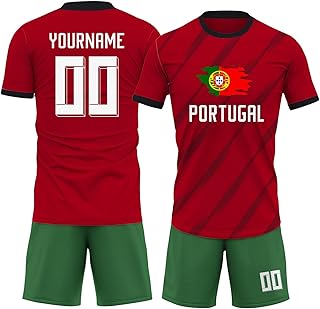 Custom Soccer Jersey Men Women Youth Boys Kids, Athletic Shirts with Name Number Logo National Team Camisetas de Futbol Set