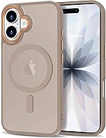 Vista 247 de Anuck - Funda magnética para iPhone 11 compatible con MagSafe, carcasa trasera mate translúcida dura, borde de TPU, delgada, resistente a impactos