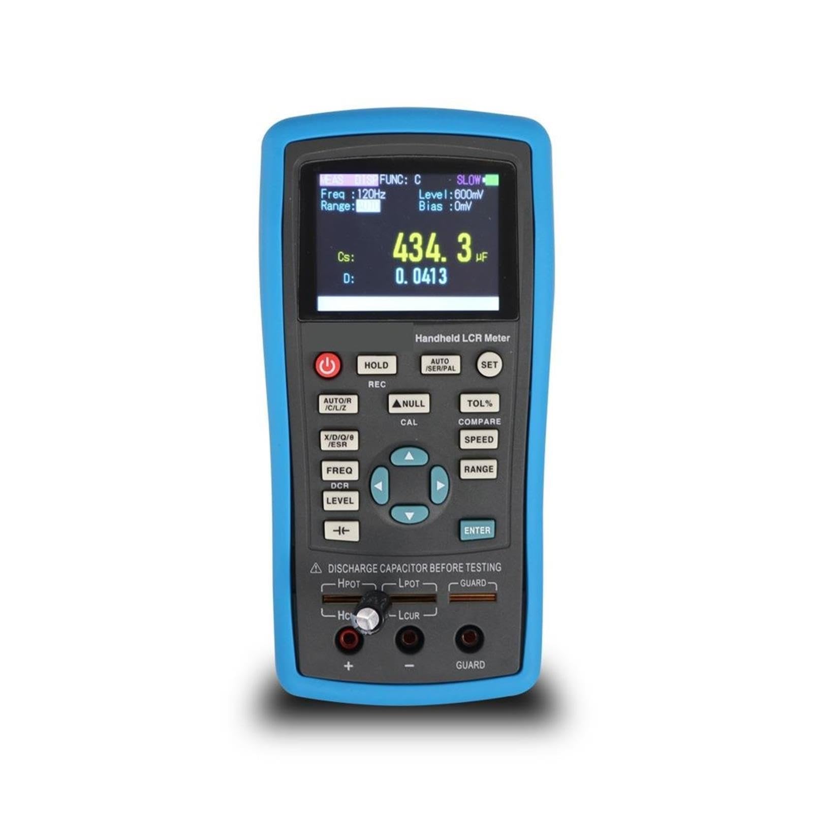 LCR-Messgerät, ET430 Handheld Digital LCR Meter Kapazität Induktivität Widerstand Tester Test Maschine