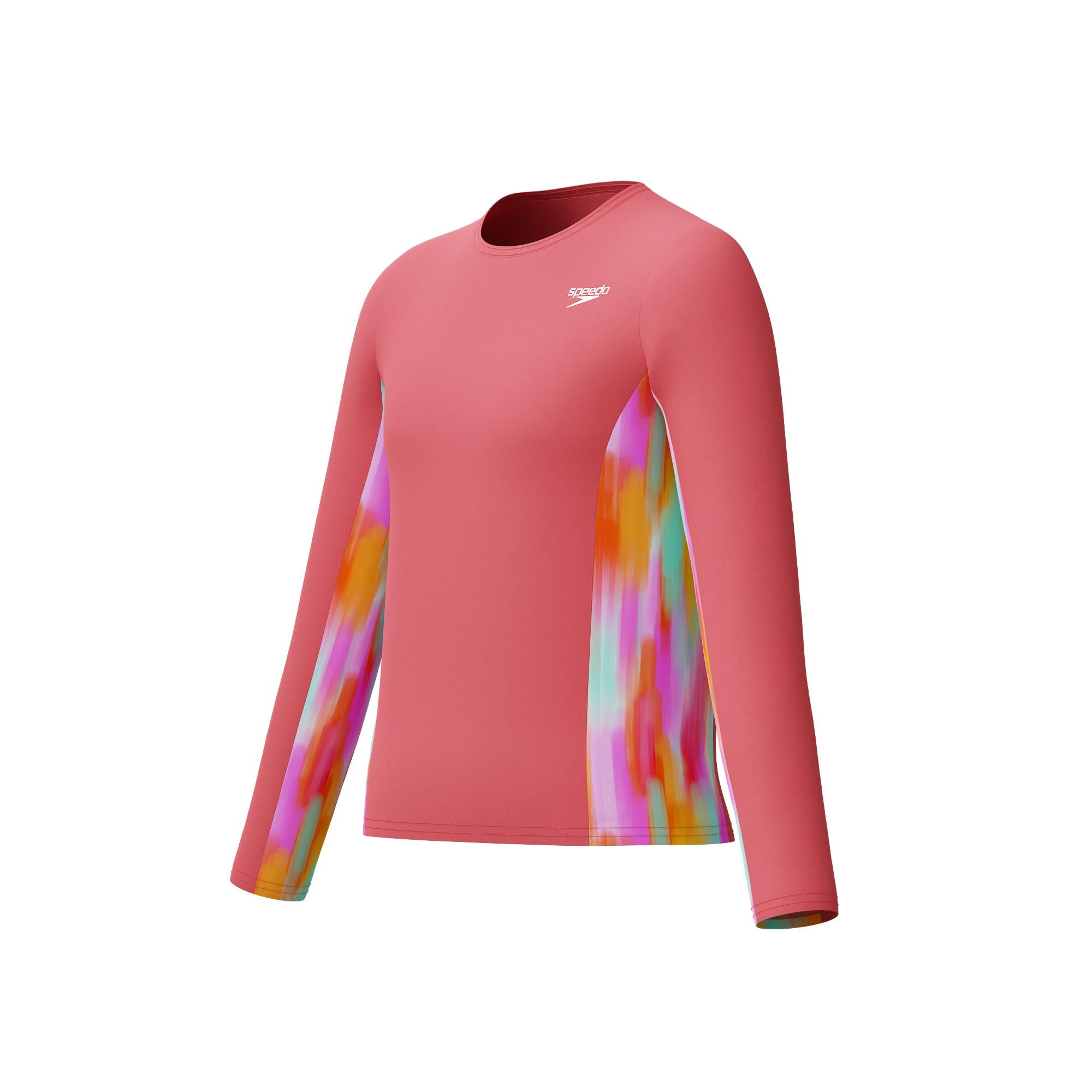 Speedo UV-Schwimmshirt für Mädchen, langärmelig, Rashguard