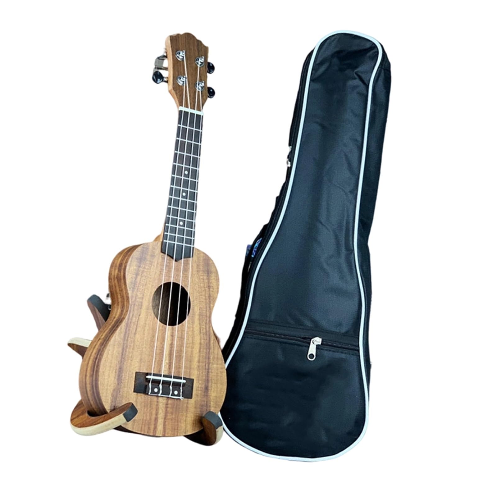 Ukulele Da 21 Pollici Realizzato Interamente In Legno Di Acacia Con Imbottitura In Cotone Strumento Musicale Professionale A Quattro Corde Ukulele