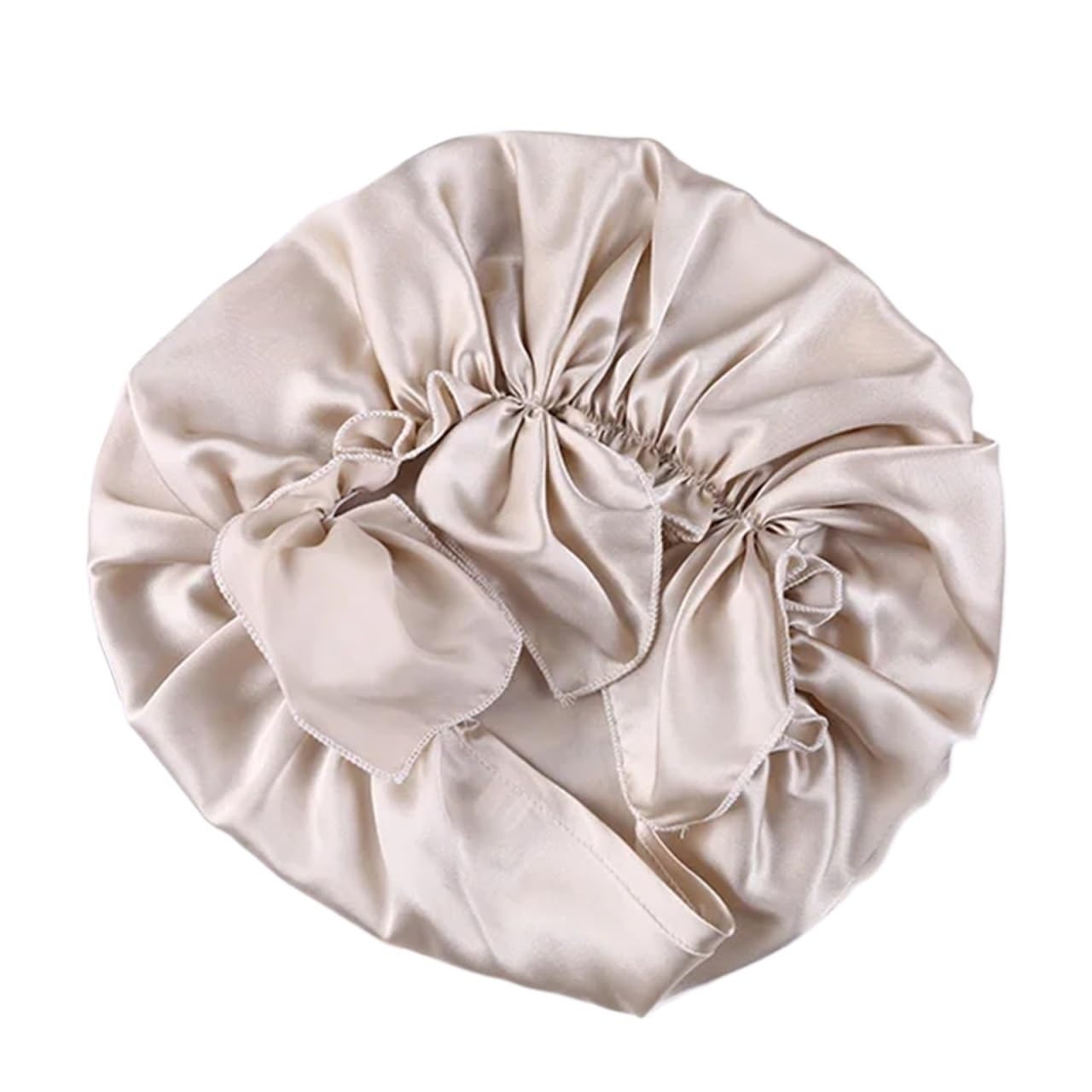 Gorros de seda de morera for dormir de noche for el cuidado del cabello de las mujeres con estancia elástica en la cabeza Para Mujeres y Niñas