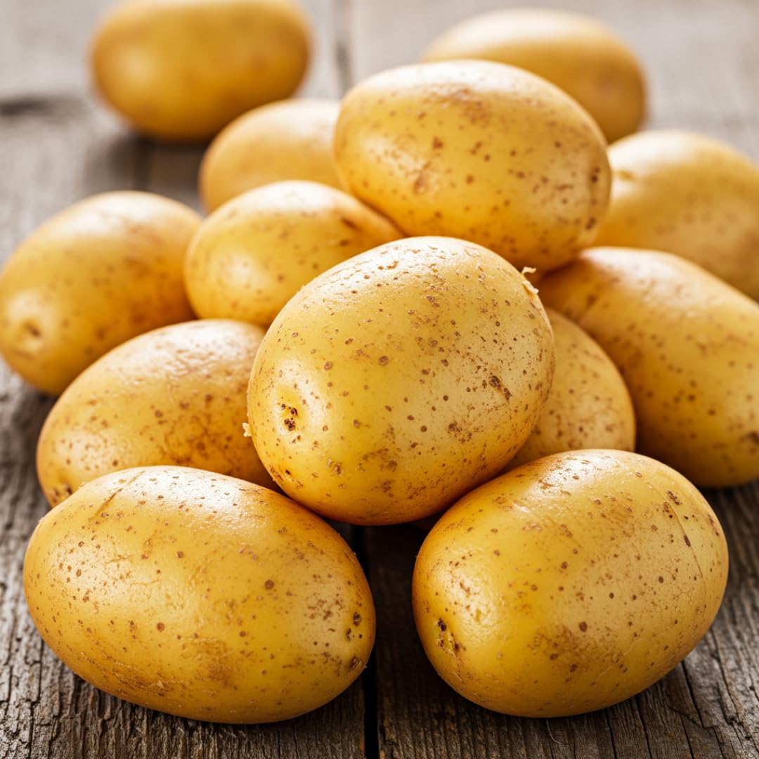 Yukon Gold Seed Potatoes for Planting – 2 lb Pack of Easy-to-Grow, High-Yield, Disease-Resistant Garden Potatoes – Perfect for Baking, Roasting, Mashing & Home Gardening