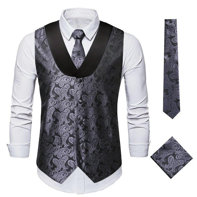 Chaleco bordado primavera para hombre transpirable con bolsillos funcionales 6