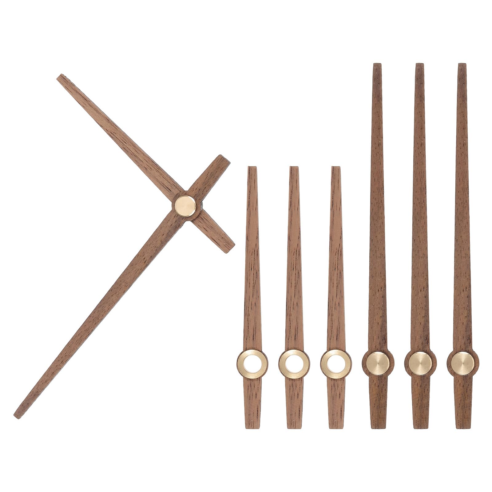 Aiguilles en bois PATIKIL pour horloge murale de 25 cm, idéal pour embellir votre salon E3