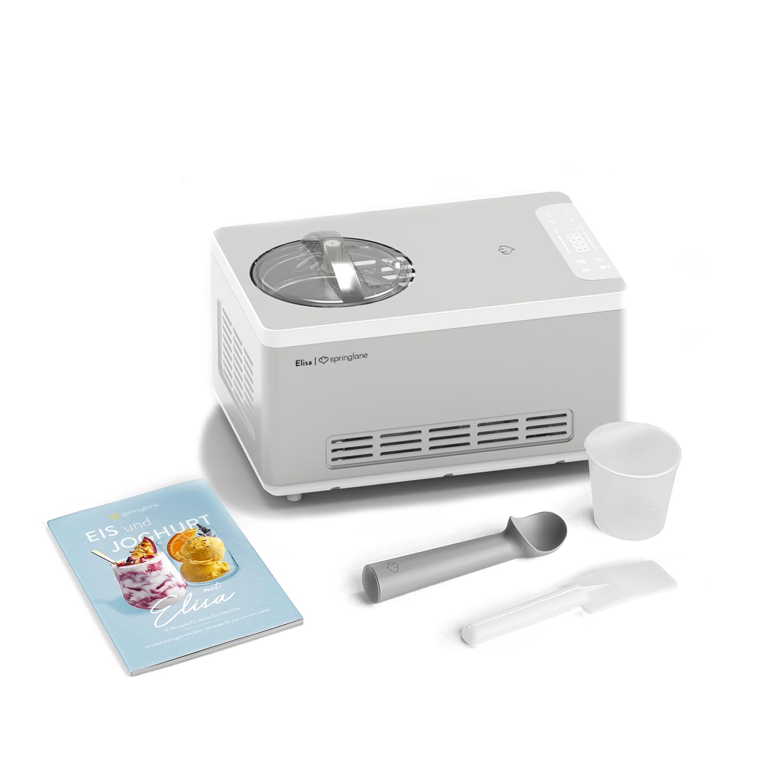 Gelatiera E Yogurtiera SPRINGLANE Elisa Con Compressore - 2 Litri, 180W, 4 Programmi - Foto 12