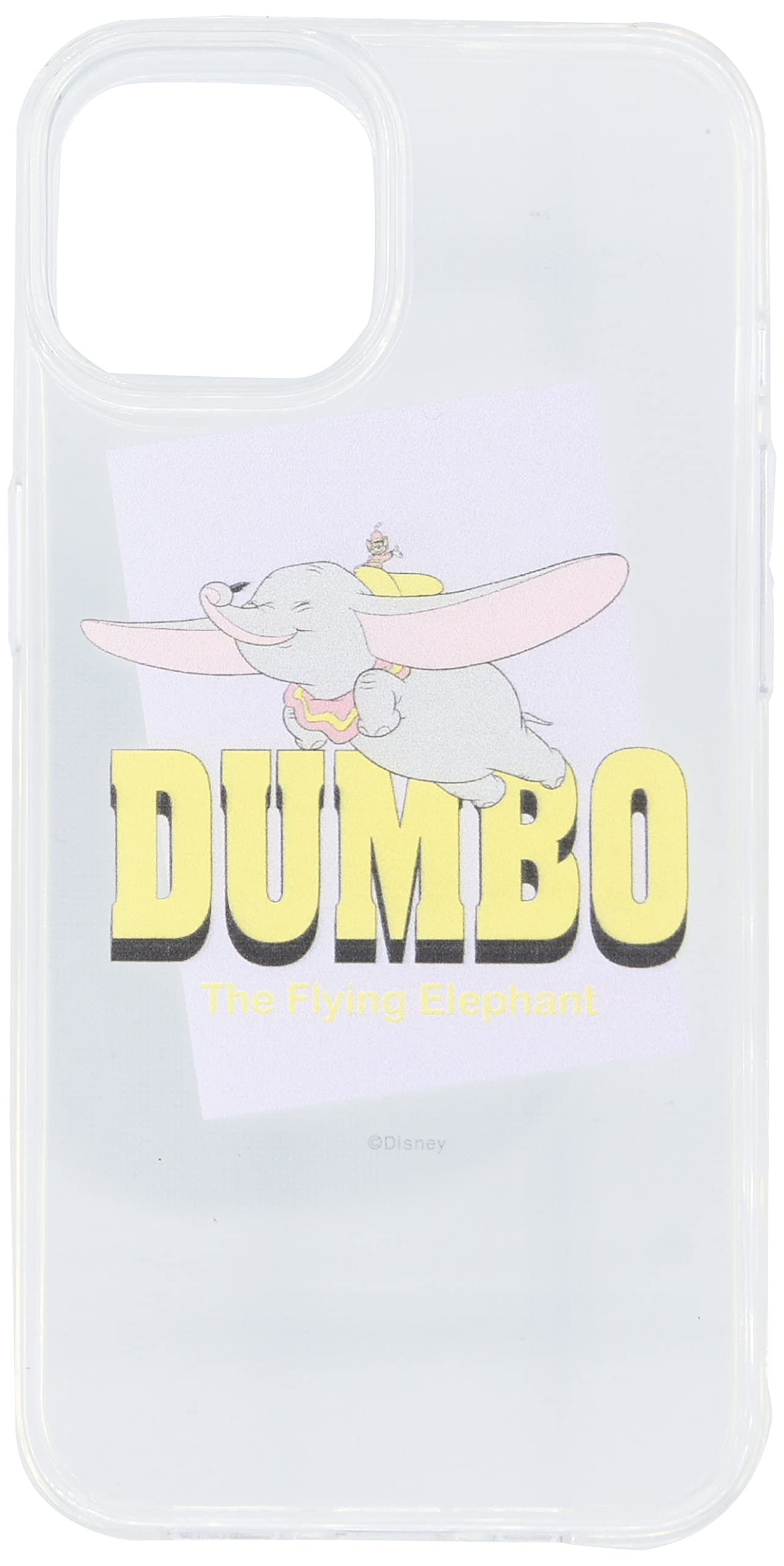 ERT GROUP mobile phone case for Apple Iphone 14 original and officially Licensed Disney pattern Dumbo 005 optimally adapted to the shape of the mobile phone, partially transparent